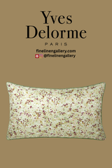 Decorative Gaura pillow by Palais Royal Linen Gallery featuring floral design and soft fabric for home decor.