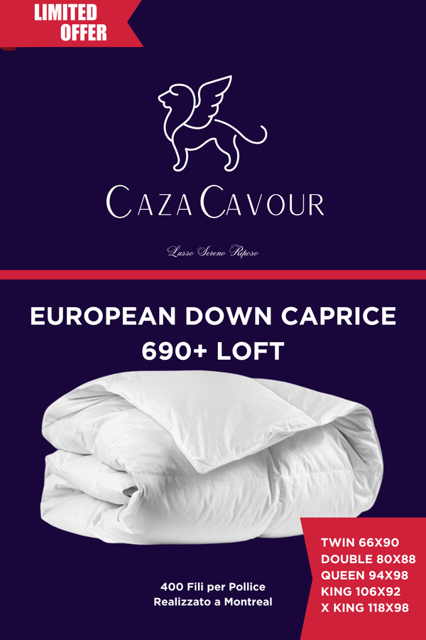 Caprice 690+ Loft European Down Duvet 400 TC