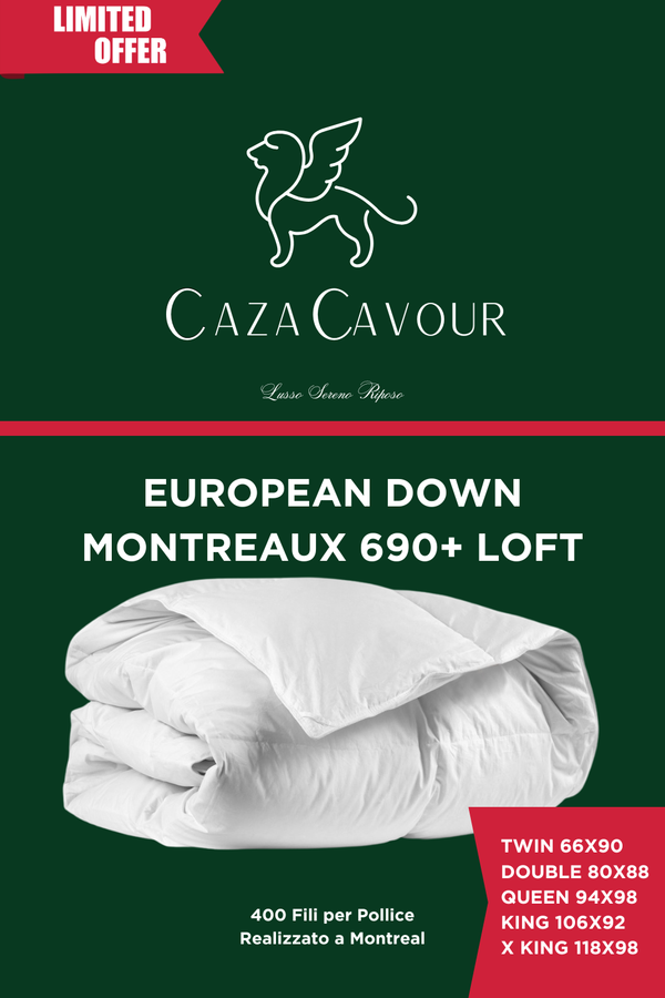 Montreaux 690+ Loft European Down 400TC Duvet