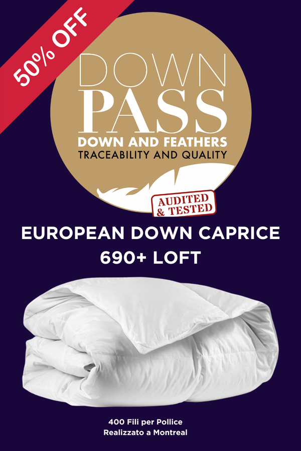 Caprice 690+ Loft European Down Duvet 400 TC