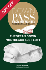 Montreaux 690+ Loft European Down 400TC Duvet
