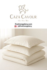 GIOTTO AJOUR SATEEN DUVET COVER 650 Thread Count - Palais Royal Linen Gallery