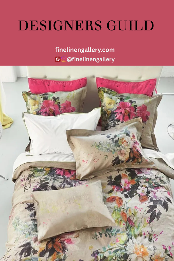 Aubriet Fuchsia Duvet Cover