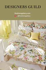 FIORE D'ACQUA PEONY DUVET COVER