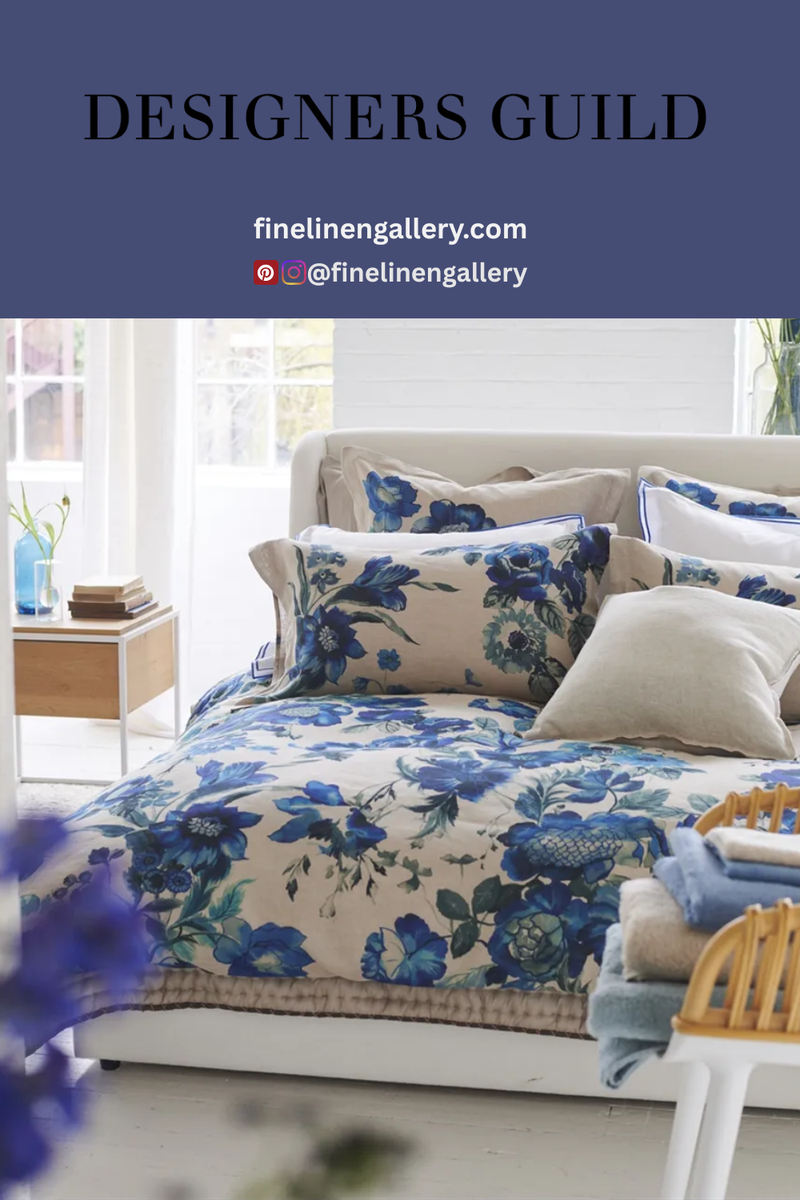 Hirigana Indigo Duvet Cover