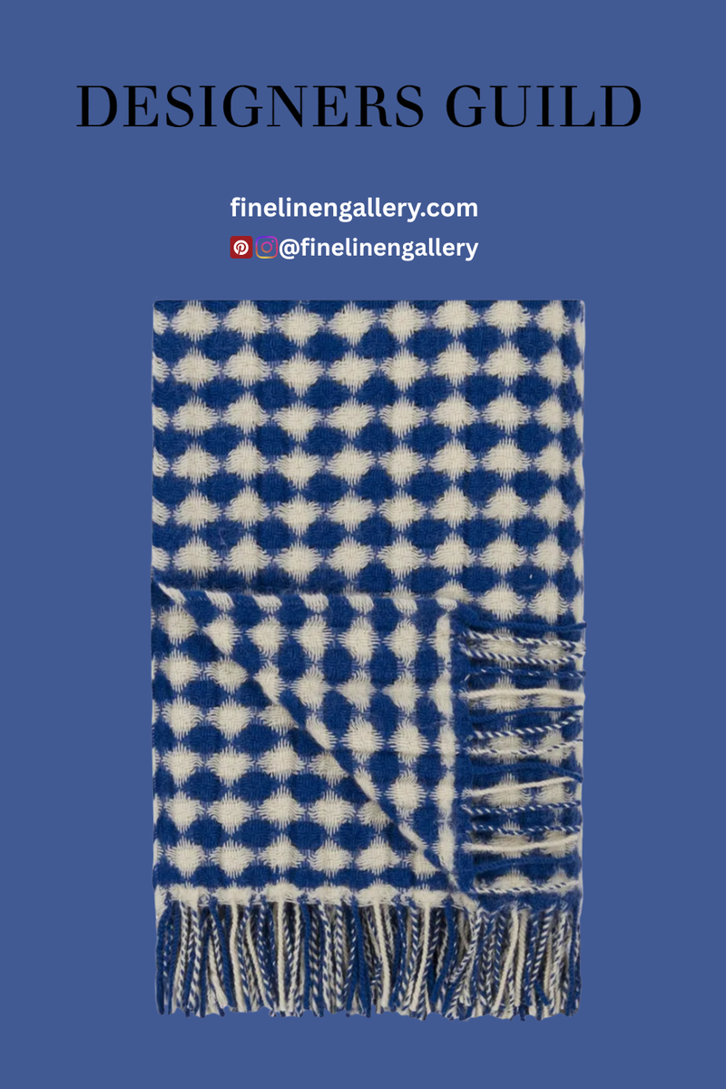 Lansdowne Cobalt Throw