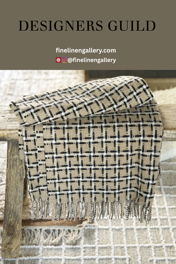 Clarendon Natural Throw