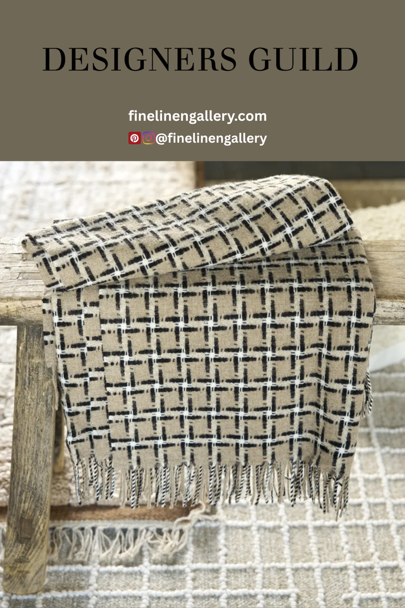 Clarendon Natural Throw