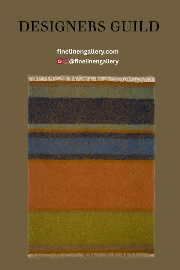 Mikome Indigo Mohair Throw