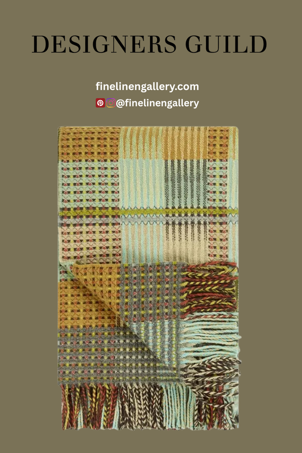 Tasara Ochre Woven Throw