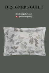 FLEURS BLANCHE PLATINUM SHAM - Palais Royal Linen Gallery
