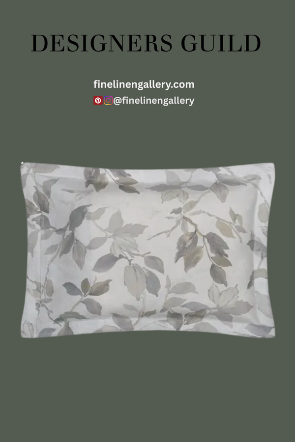 FLEURS BLANCHE PLATINUM SHAM