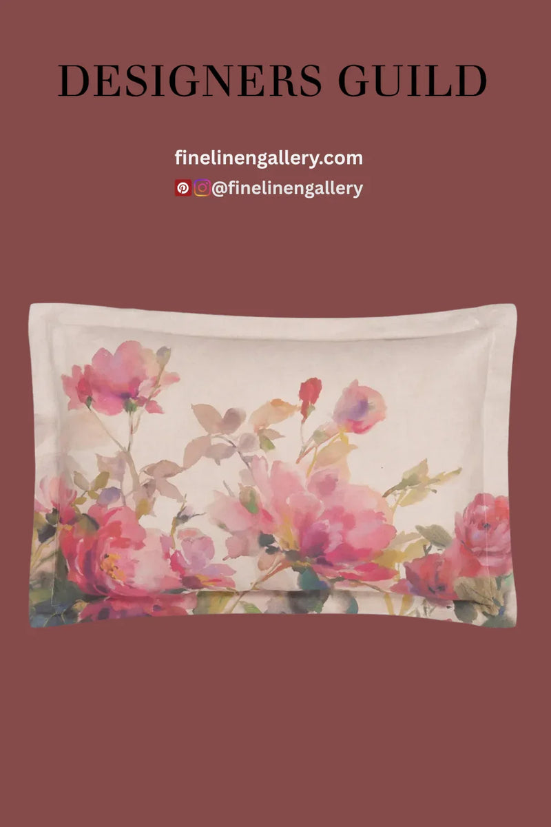 Thelma's Garden Fuchsia Sham