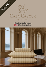 Caza Cavour Bamboo Stripe Sheet Set - Palais Royal Linen Gallery