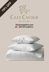 Caza Cavour Bamboo Solid Duvet Cover Set - Palais Royal Linen Gallery