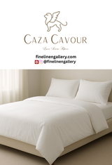 GIOTTO AJOUR SATEEN DUVET COVER 650 Thread Count - Palais Royal Linen Gallery